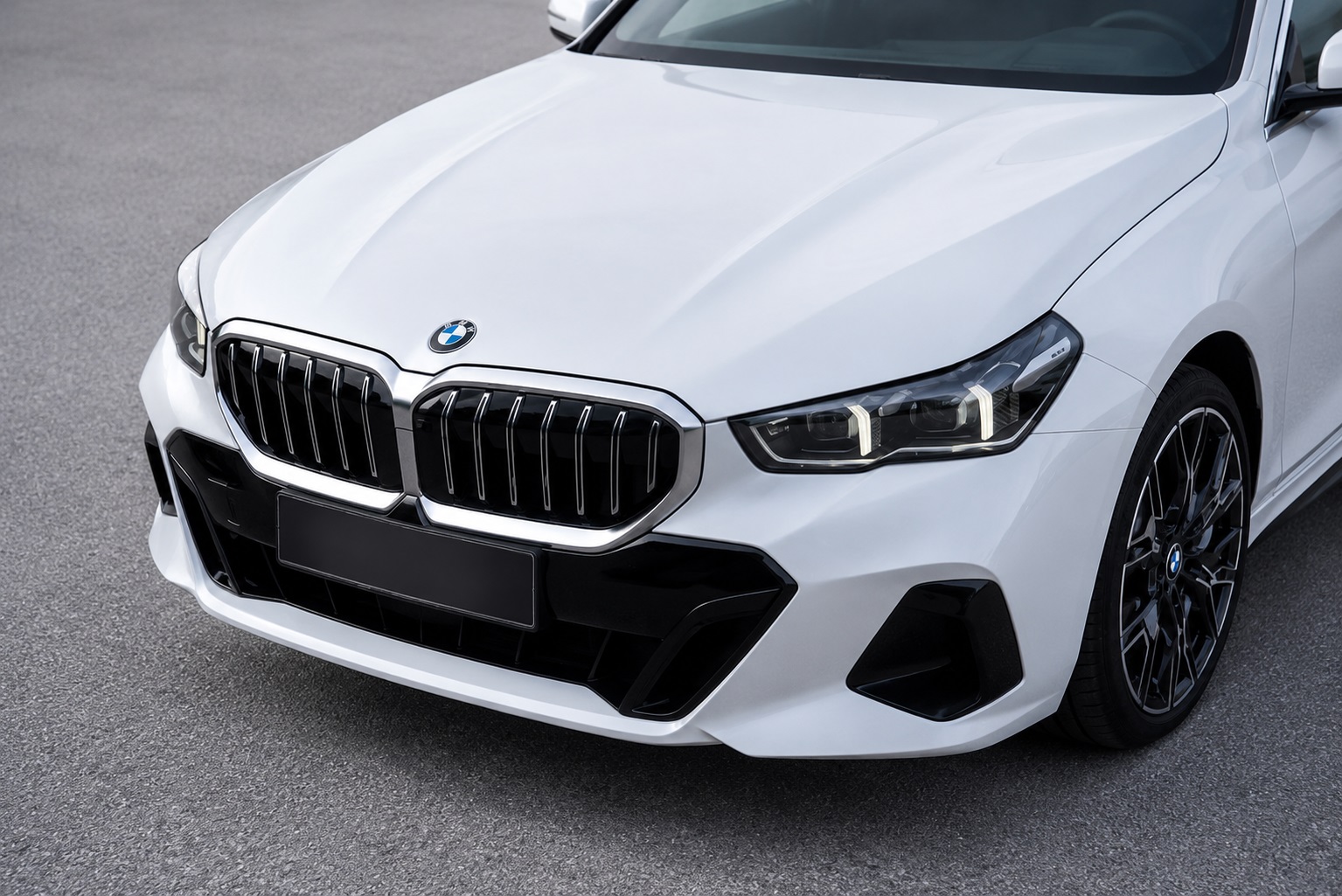 BMW Chromleiste – nachher