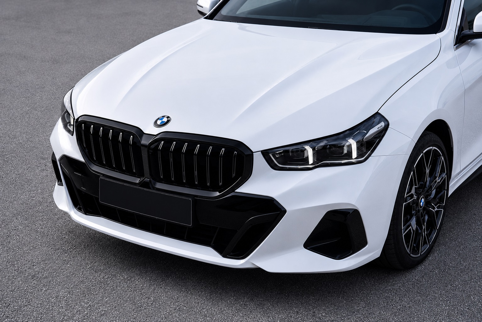 BMW Chromleiste – vorher